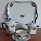 Coffee service in porcelain A. Lanternier & Co Limoges. 1960s.