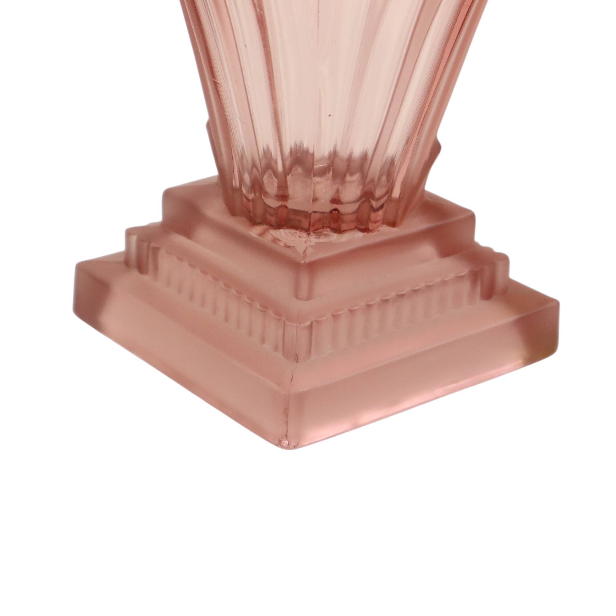 Art Deco Style Vase Model Greta 1950s Walther VEB Sachsenglas