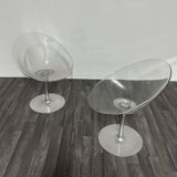 Space Age Eros Armchairs by Philippe Starck for Kartell, 1970s, Set of 2