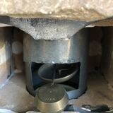 Black marble fireplace pendulum