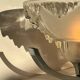 Paire d'appliques verres art-déco Ezan et chrome