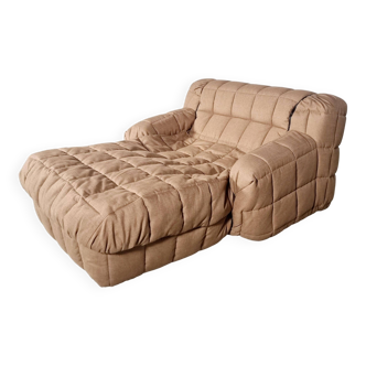 Striped long chaise longue by Cini Boeri for Arflex, 1960s