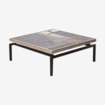 Square concrete coffee table Paul Kingma