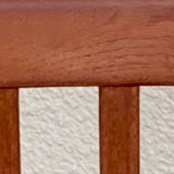 Pair of Scandinavian teak and velvet chairs 1960