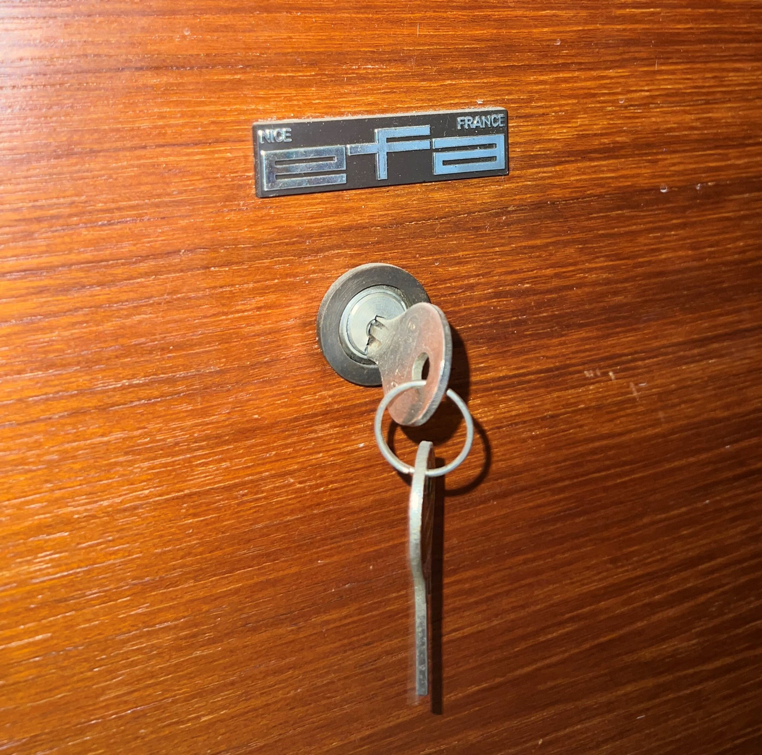 Georges Frydman steel and walnut desk edited by EFA in the 60s