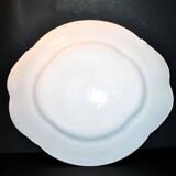 Oval earthenware dish from Niderviller "Beyerlé Grand Siècle" 32x36cm