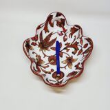 Longwy Cloisonné Enameled Basket Empty Pocket Cup Flowers Fe