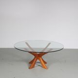 “T118” Coffee Table by Illum Wikkelso for Niels Eilersen, Denmark 1960