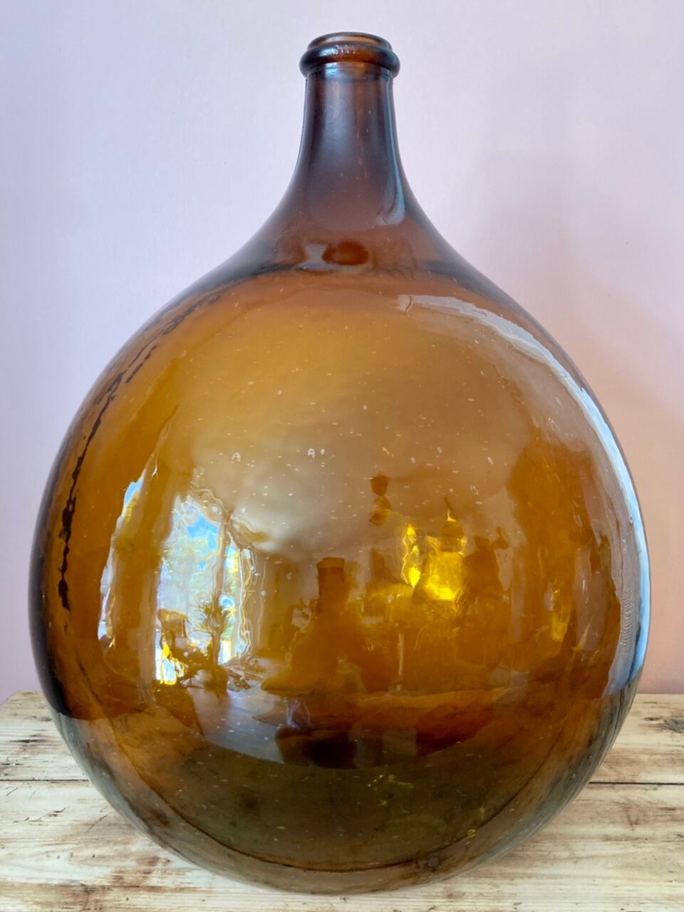 Demijohn 25 L amber