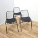 Suite de 3 chaises industrielles Jali