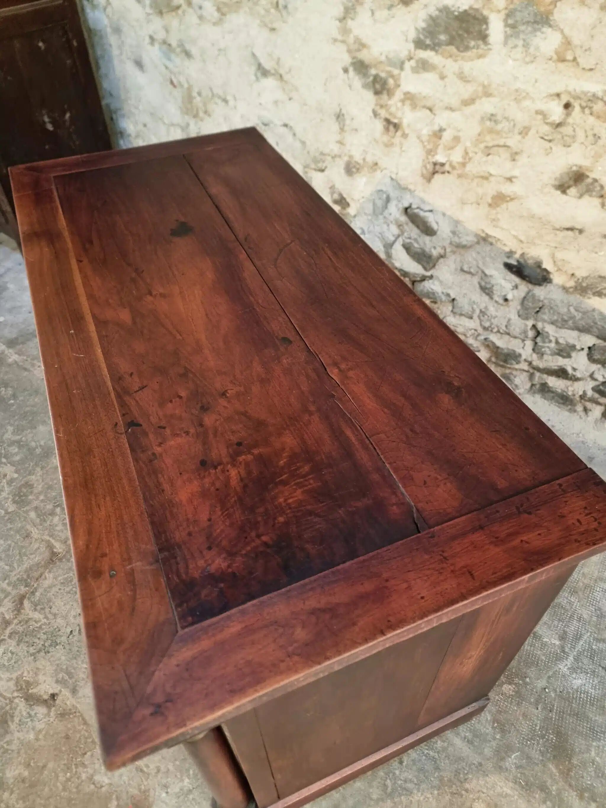 Commode Empire française ancienne en acajou