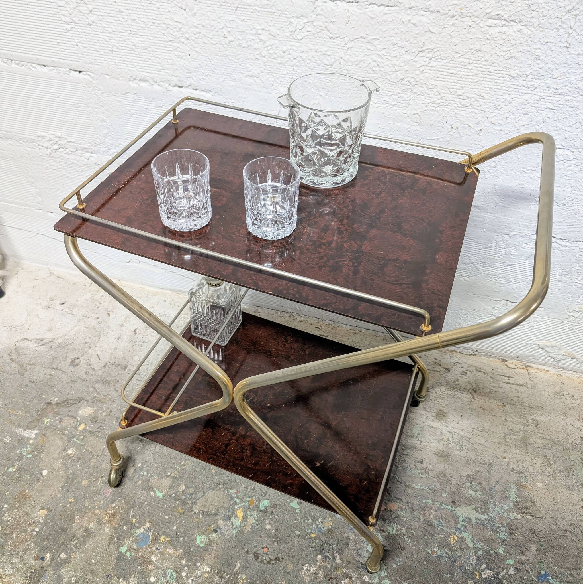 Vintage rolling trolley