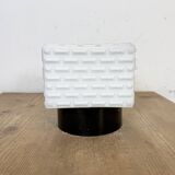 Vintage Square Milk Glass Wall or Ceiling Light, 1970s