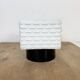 Vintage Square Milk Glass Wall or Ceiling Light, 1970s