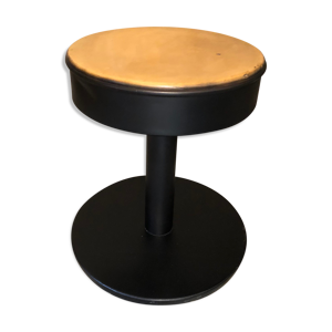 Tabouret McDonald's industriel bois métal
