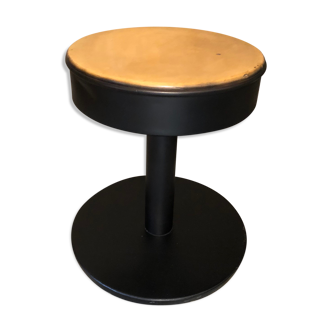 McDonald's industrial wood metal stool