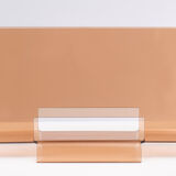 Smoked lucite magazine rack france 1970s