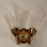Double vintage fire wall light