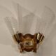 Double vintage fire wall light