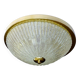 Grande lampe vintage en verre italien