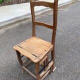 Solid wood stepladder chair 1920