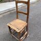 Solid wood stepladder chair 1920