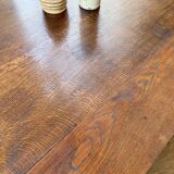 Dudouyt oak dining table 1940
