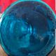 Blue glass apothecary jar, Belgium