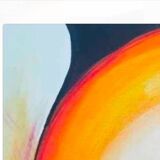 Hand painted abstract painting