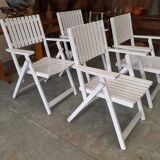 Lots of folding garden chairs