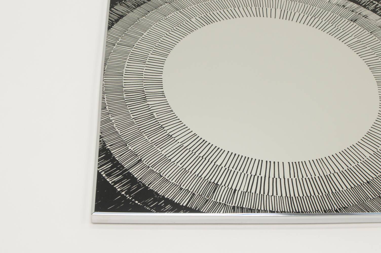 Set of 2 postmodern mirrors by Deknudt, 1980s Belgium.