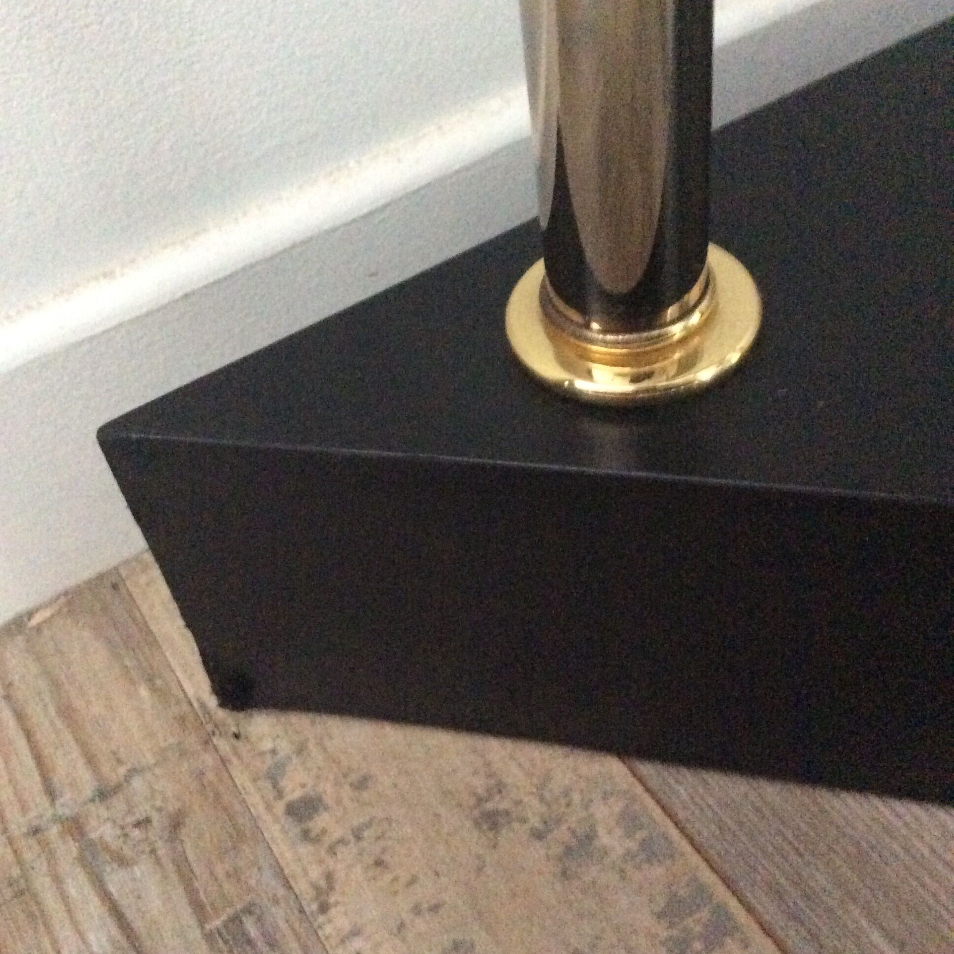 Corner shelf with lighting 1970