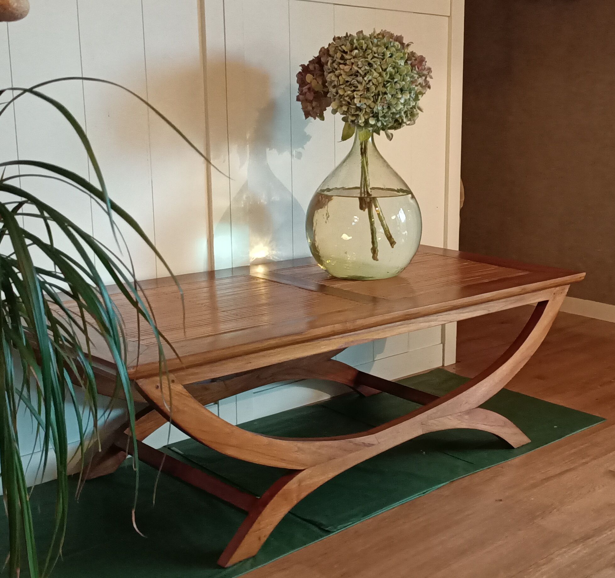 Wooden coffee table