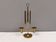 Danish double candle holder in solid brass 1960-70s.