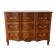 Classic wooden and brass chest of drawers