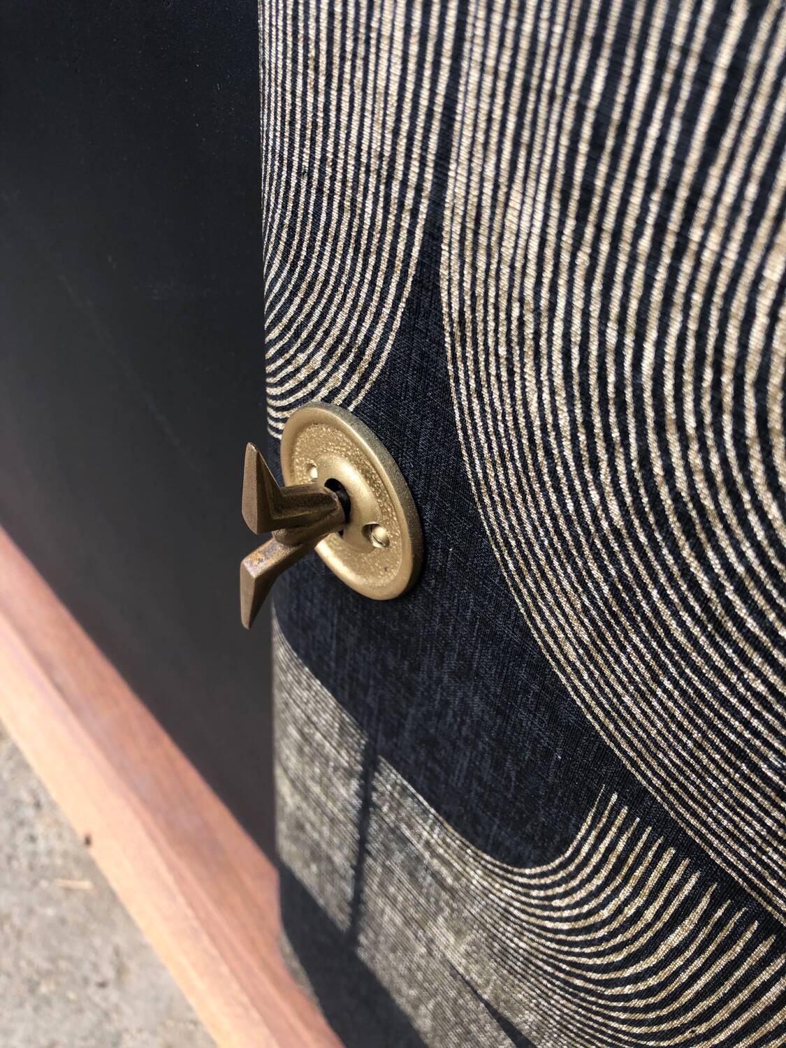 Black vintage sideboard