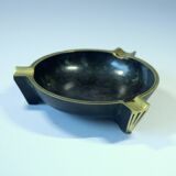 Cendrier des années 50 - en bronze et laiton - vintage