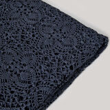 Crochet bedspread - carbon