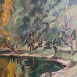 Oil on canvas by "M.Bélaÿ"