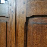 Display cabinet, oak bookcase from the 20s