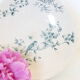 Servant dish on piedouche / compotier, Terre de Ferre, Longwy cute pattern, Vintage, early 19th