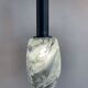 Pair of 1970s Putzler grey marbled pendant lights