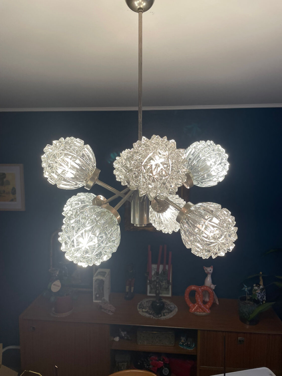 Lustre Space Age Sputnik vintage Richard Essig 1960