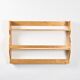 Wall-mounted pine cabinet, Les Arcs 1800, circa 1970