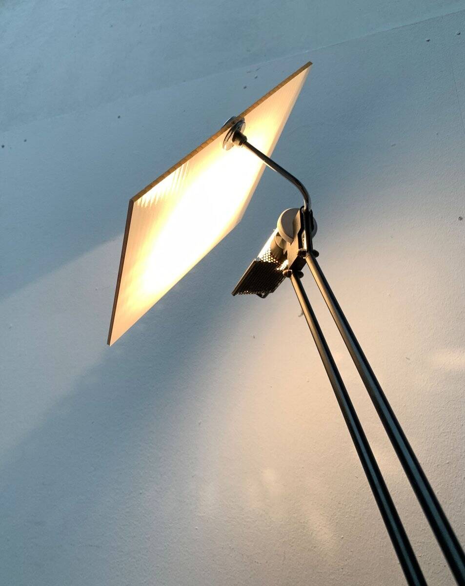 Postmodern table lamp W.O. by Sacha Ketoff for Aluminor, France, 1980s