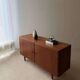 Vintage Hundevad sideboard teak wood 1960s Danish design