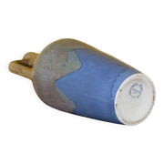 Flamed glazed stoneware bottle, Fournier Demars St-Amand alcohol bottle, amphora vase
