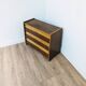 Vintage Scandinavian wooden shoe cabinet