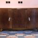 Swivel buffet bar