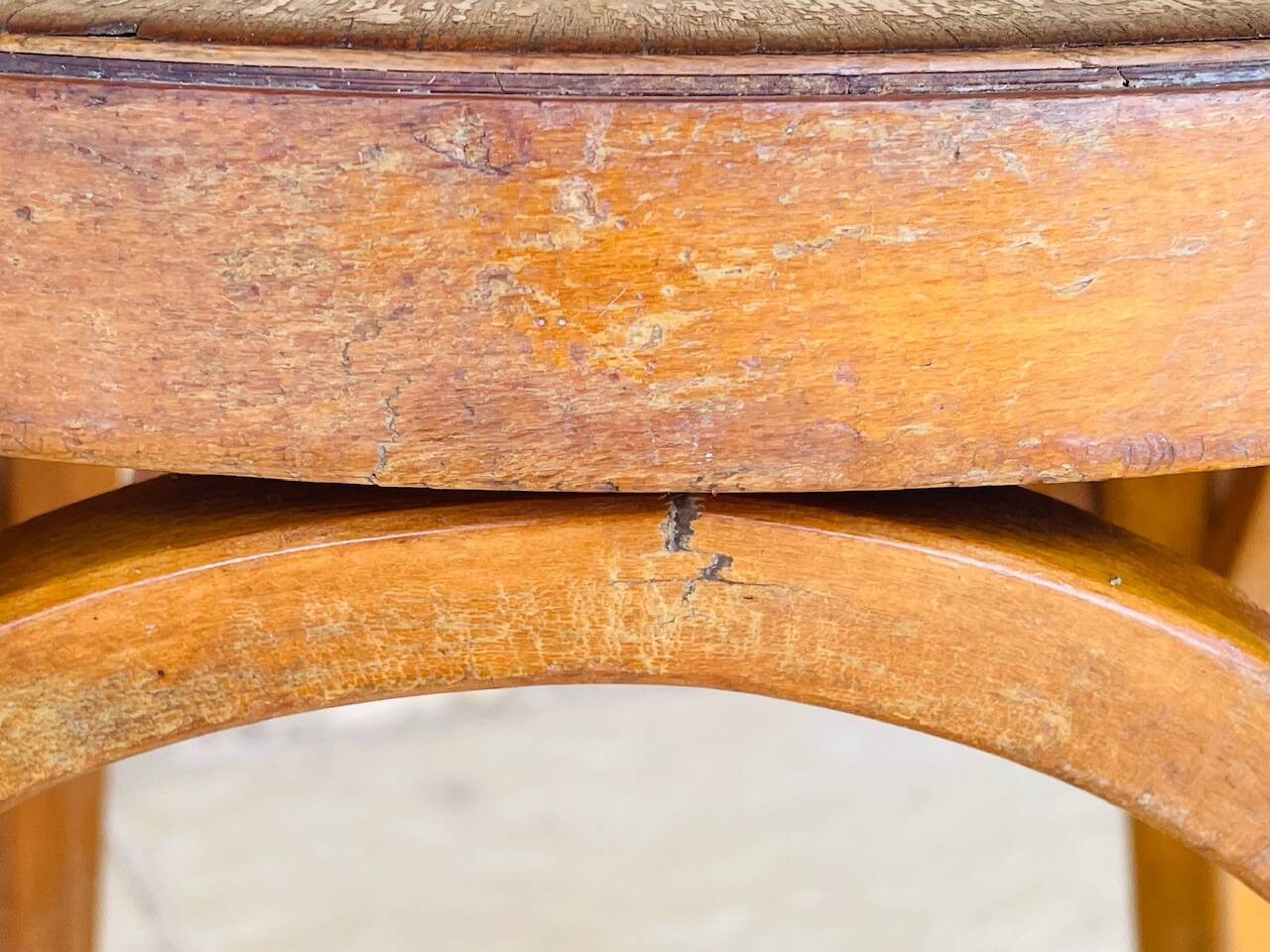 Vintage Baumann stool circa 1950s